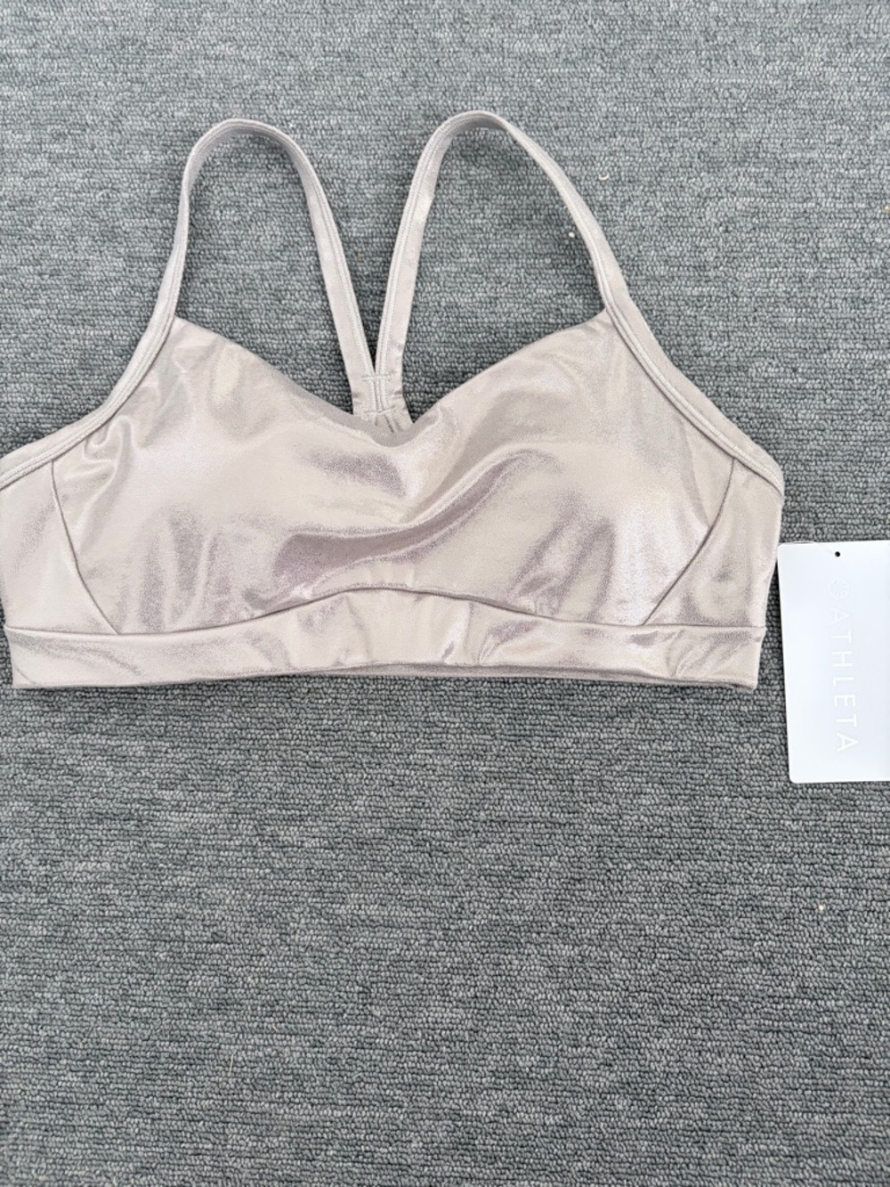 Athleta VITAL SHINE BRA SOUTIEN-GORGE SCINTILLANT VITAL BONNET